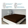 thumbnail image 7 of DNG Creations Solid Chocolate Colour 6 Piece Zipper Sheet Set - Include (1 Fitted Sheet Base, 2 Sheet has Zipper, 1 Flat Sheet And 2 Pillowcase) 800 Threads Count ( King - Size ), 7 of 7