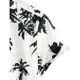 thumbnail image 3 of Mens 100% Cotton Hawaiian Shirts Button Down Short Sleeve Beach Shirts Summer Casual Aloha Shirts, 3 of 5