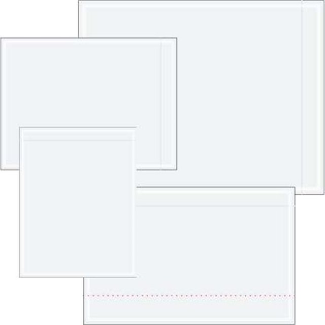 Tape Logic PL524 Enveloppes Transparentes pour Documents 7 x 6 Po. 2 Mil
