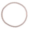 thumbnail image 3 of Chain Necklace, Hip Hop Necklace Excellent Craftsmanship Lasting Color Retention Strong Durable  for Decoration for Gift Rose Gold, 3 of 8