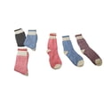 thumbnail image 3 of 3 pair Ladies Boot Socks All Weather Comfort Blend Sock Thermal Interior Size 9-11 Assorted Colors Outdoor Hiking Trail Cushion Crew Socks, 3 of 9