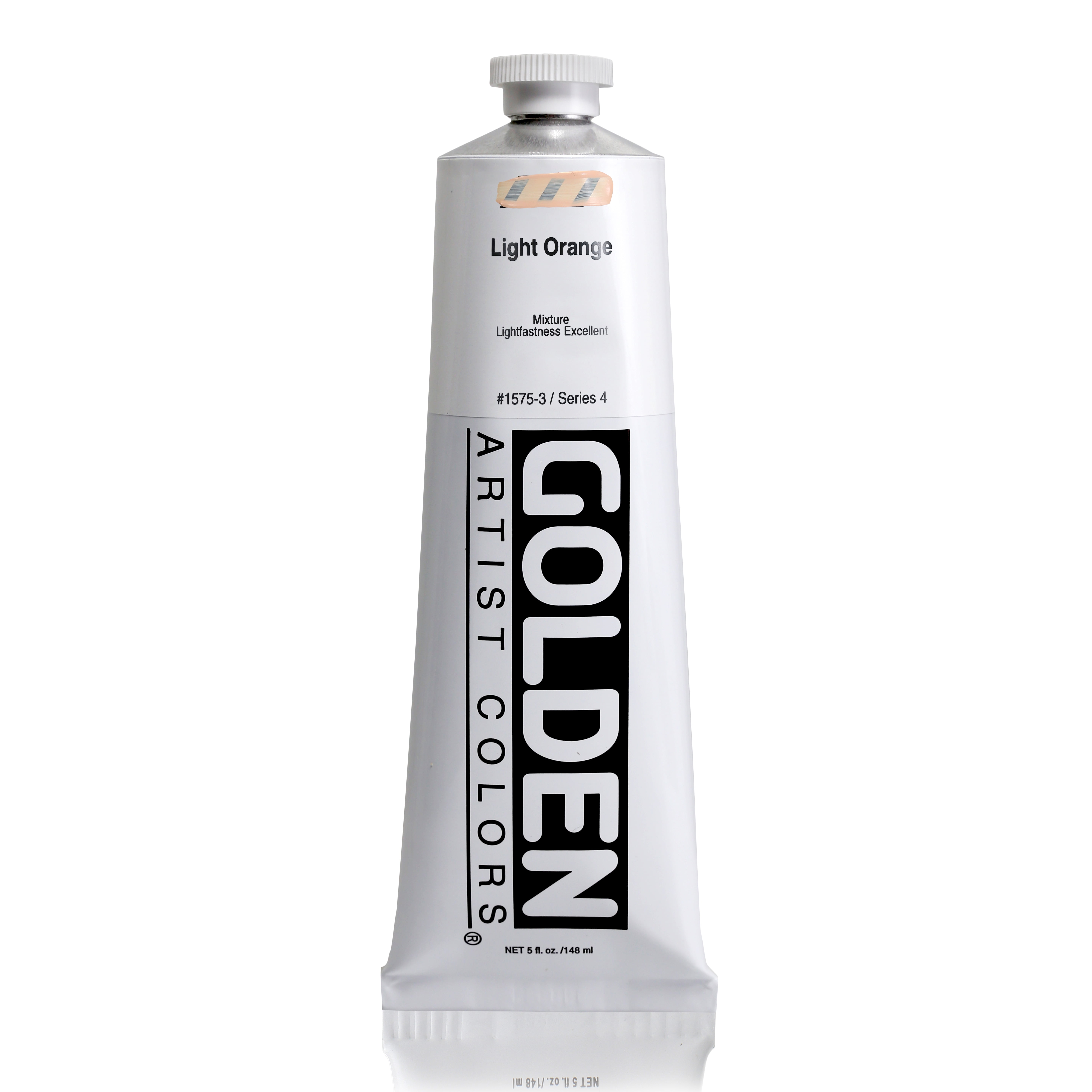 Golden Heavy Body Artist Acrylics - Light Orange, 5 oz