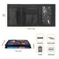 thumbnail image 6 of FUIALDOLG Polyester Trifold Card Holder with Lightweight Portable Children's Wallet for Outdoor, Sea Turtle Underwater Art Kids Trifold Wallet, 6 of 6