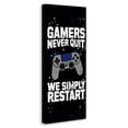thumbnail image 2 of Stupell Industries Contemporary Never Quit Simply Restart Canvas Art, 20 x 48, by Kim Allen, 2 of 8