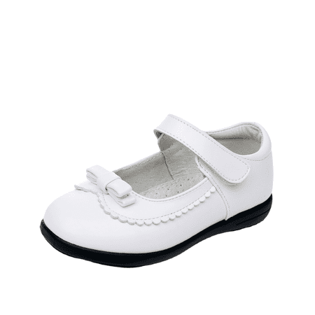 Cowhide School Uniform Shoes Girls Flats pigskin Lining Black Shoes 1 18Y
