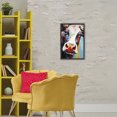 thumbnail image 3 of Stupell Industries Contemporary Cow Of Many Colors Black Floating Frame Canvas Art, 17 x 25, by Creative Studio, 3 of 8