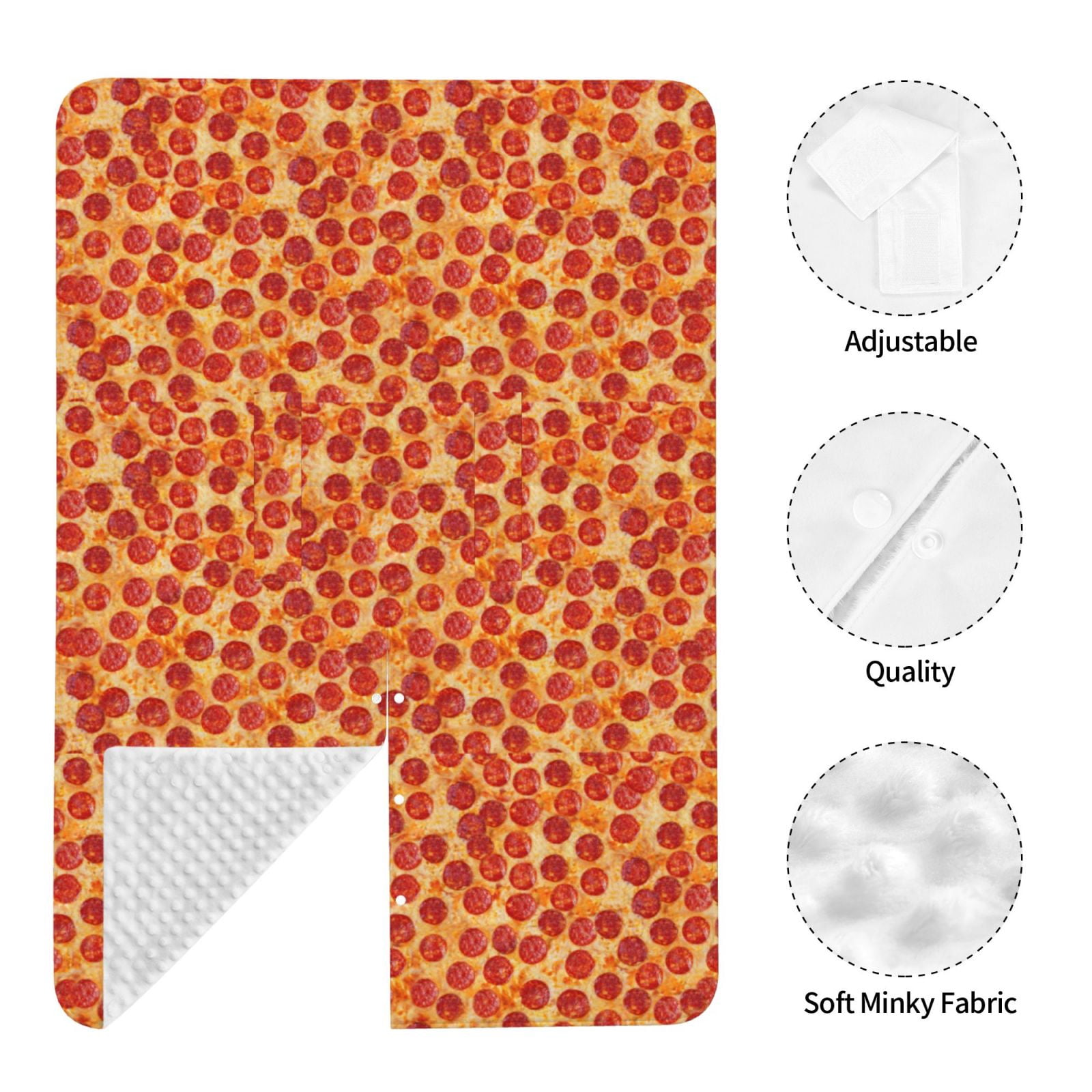 Naloa Pizza Baby Car Seat Cover, Breathable Baby Carrier Cover, Multiuse Baby Carrier Cover & Nursing Breastfeeding Cover