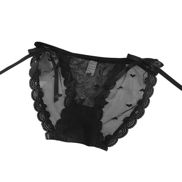Gibobby Calzoncillos para mujeres sexy Cintura de ropa interior de algodón para mujer Calzoncillos cómodos y transpirables para niñas(Negro,XL)