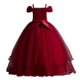 thumbnail image 5 of Kiviey Girls Holiday Dress Puffy Tulle Skirt Flower Gir Dresses Dress for Fashion Size 11-12, 5 of 7