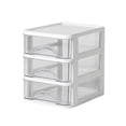 thumbnail image 2 of Transparent Desktop Storage Box with Small Drawers for Office Supplies, Cosmetics, and Organizer with Multi-Layer Plastic Design, 2 of 3