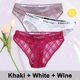 thumbnail image 1 of 3 Unids/Set Bragas De Encaje Lencería Para Mujer Perspectiva Sexy Calzoncillos Diseño De Malla Pantyspangjing, 1 of 4