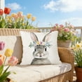 thumbnail image 6 of Hometravel Holiday Bunny Egg Pillow Cover, Decorative Throw Pillow Case for Couch, Easter Themed Accent Cover for Living Room, Seasonal Decor for Sofa and Home, 6 of 6