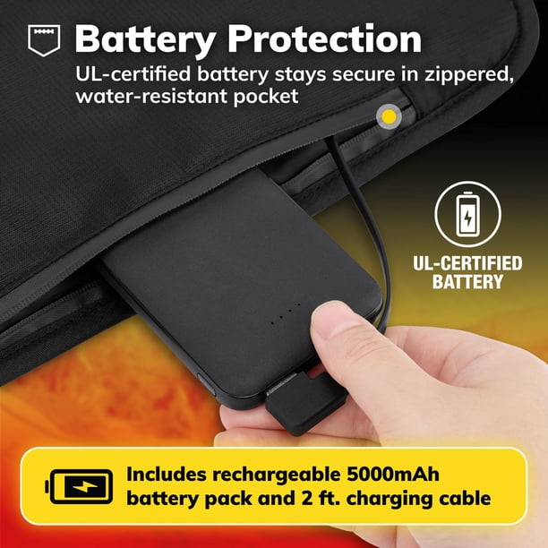 Hot Threadz, Heated Hand Warmer, Plush Lining, Water Resistant