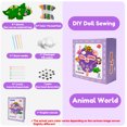 thumbnail image 4 of Austok Kids Sewing Kit Creative Kid Sewing Toy Funny Sewing Craft Kit Educational DIY Crafting and Sewing Set Beginner Art Craft Kits for Kids Beginners Girls Boys, 4 of 9