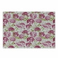 thumbnail image 1 of Flowers Cutting Board, Floral Theme Vintage Pink Peonies and Leaves Spring Nature Pattern, Decorative Tempered Glass Cutting and Serving Board, Small Size, Pink White Olive Green, by Ambesonne, 1 of 1