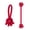 Red, variant on Cable Ties 2026 Upgrade Data Cable Organizer Silicone Reusable Multipurpose Elastic Cord Organizer for Fastening Bundling Cables Wires Management