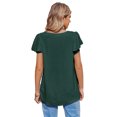 thumbnail image 3 of Top de verano para mujer,Top de manga corta para mujer Top informal para mujer Blusa de manga corta para mujer Funcionalidad inteligente, 3 of 6