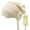 Beige (leather), variant on DUHKP Air Compression Heated Head Massage Cap, 3 Massage Modes & 2 Heat Levels(45 ℃ /50 ℃ ), Low Noise Rechargeable 2500mAh Scalp Massager for Headache Relief & Better Sleep