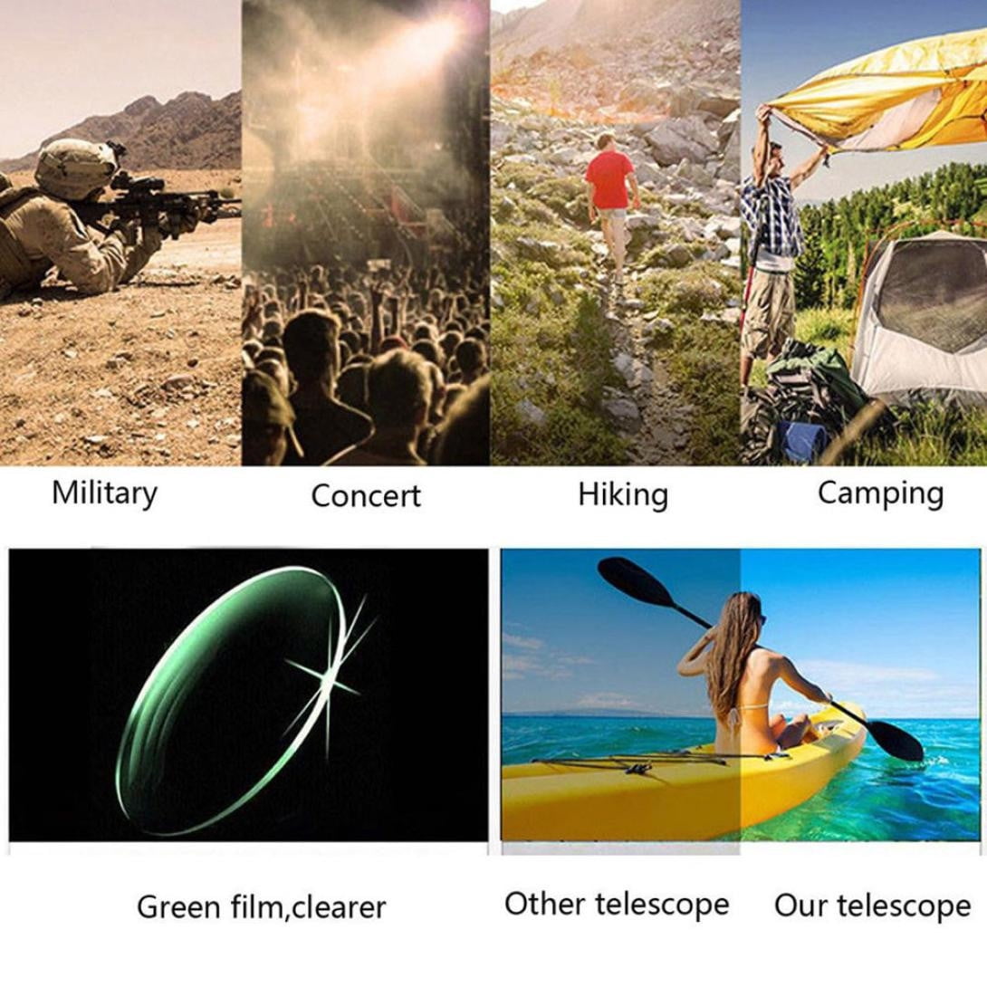 Hxlamzoo 99x99 Monocular, Waterproof Portable Optical Zoom Telescope, Clear Vision, 7X Monocular Telescope