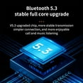 thumbnail image 4 of Bluetooth Earbuds, Hwkond Bluetooth 5.3 In-Ear Digital Display Call Noise Reduction High Capacity Battery Portable Transparent Spaceroom Wireless Earphones, Beige, Up to 60% Off, 4 of 7