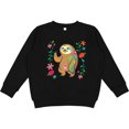 thumbnail image 2 of Inktastic Sloth Cute for Girls Youth Sweatshirt, 2 of 4