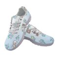 thumbnail image 1 of Zapatos casuales de enfermería para mujer, bonitos zapatos planos con estampado de gato y perro, zapatillas deportivas para correr, 1 of 6