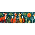 thumbnail image 4 of Forest Themed Animal Patterned Backdrop Banner Party Decorations Background for Children Parties Family Gatherings Photography Props Outdoor Events Festival Celebrations, 4 of 4