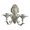 thumbnail image 2 of Candelabro de pared decorativo, candelabro de hierro para velas blanco, 2 of 9