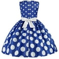 thumbnail image 4 of Ketyyh-chn99 Todddler Girls Outfit Strars Stripes Spaghetti Strap Little Girl Dress Kids Clothes Blue,5-6 Years, 4 of 4