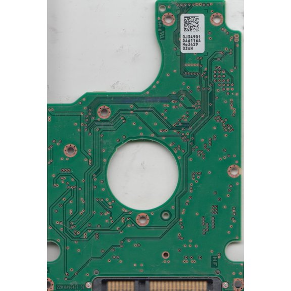 HTS725050A7E630, 0J34901 DA6116A, 0J45815, DA6852, Hitachi SATA 2.5 PCB