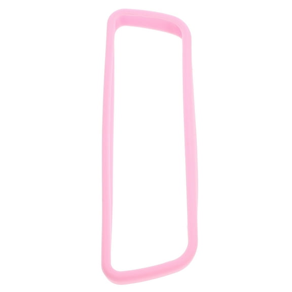 RUNROTOO 1Pack Pink Rectangular Mirror Protector Frame Car for Car Owners with Protection and Decor