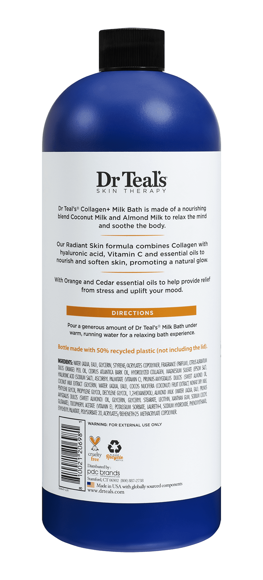 Dr Teal's Skin Therapy Collagen + Radiant Skin Milk Bath, 32 fl oz