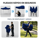 thumbnail image 5 of Toldo The Finix Zafir 3×3 m Azul con Estructura Reforzada Plegable, 5 of 8
