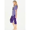 thumbnail image 3 of Dreams & Co. Plus Size 2-Piece Capri PJ Set, 3 of 5