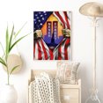 thumbnail image 4 of Wdftyju 5D Taladro Redondo Completo Diamante Pintura Dios y Bandera Kit DIY Picture Art (C) Wdftyju 6ag0ce2ae3ke1ym8D03, 4 of 9