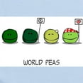 thumbnail image 2 of CafePress - World Peas Infant Creeper - Baby Light Bodysuit, Size Newborn - 24 Months, 2 of 4