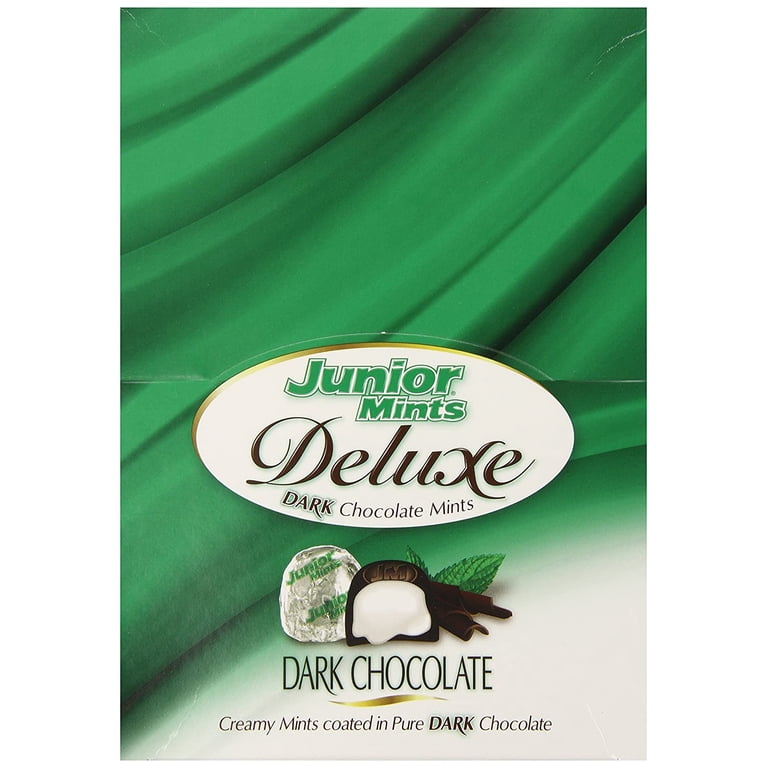 Junior Mint Deluxe Dark Chocolate Coated, 72-Count Box - Walmart.com