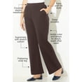 thumbnail image 2 of Catherines Women's Plus Size Petite Suprema Wide Leg Pant, 2 of 6