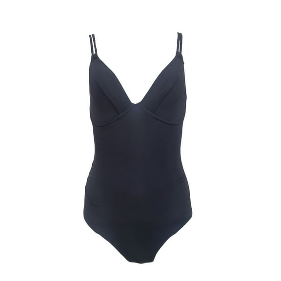 JETS By JESSIKA ALLEN Women's One Piece Swimsuit DD/E Cup, Black, 10