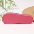 thumbnail image 7 of Hurxie Women's Platform Wedge Flip Flops Trendy Dressy Open Toe Thong Summer Casual Sandals Hot Pink 36, 7 of 7