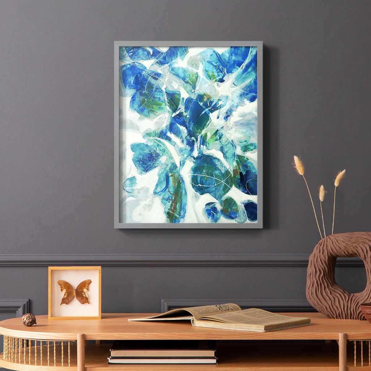Winding Road Framed Print - Solid Wood in Single Picture Frame Solid Wood 2 Framed Print