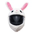 thumbnail image 1 of Funda para casco de moto Omoojee, divertida decoración, diseño de conejo blanco, 1 of 7