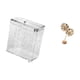 thumbnail image 5 of Papelera De Cocina Con Tapa Y Escultura De Metal En Forma De Hoja, Adorno Creativo Nórdico Para Baño, Armario, Puerta, Mesa, Fiesta, Hogar., 5 of 8