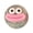Silver, variant on Cartoon Big Mouth Face Soft Elastic Squishy Glitter Clear Stress Relief Squeeze Ball