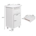 thumbnail image 4 of Fashion Carved Bathroom Drawers Cabinet Night Table Locker Storage Rack Shelf, 4 of 7