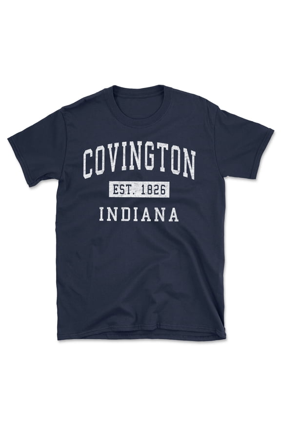 Covington Indiana Classic Established Men's Cotton T-Shirt
