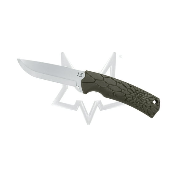 Fox Knives Core Scandi FX-606OD Fixed Blade BECUT Stainless & OD Green Knife