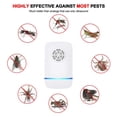 thumbnail image 3 of Meuvax Ultrasonic Electric Rodent and Pest Repellent Device, White, 6 Pack, 3 of 7