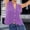 Purple, variant on DuoJiaJ Womens V Neck Sweater Vest, Sleeveless Button Down Loose Tops Black L