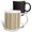 Multicolor, variant on 3drose, Barcode Stripes in Brown and Beige Neutral Color Palette, 15oz Mug
